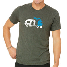 Load image into Gallery viewer, &quot;Michigan Camper&quot; Men&#39;s Crew  T-Shirt