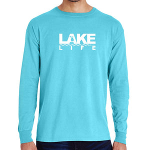 "Michigan Lake Life" Men's Stonewashed Long Sleeve T-Shirt