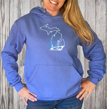 Load image into Gallery viewer, &quot;Michigan Mighty&quot; Relaxed Fit Classic Hoodie