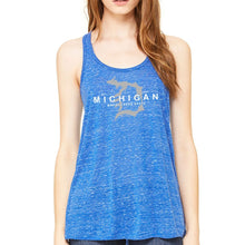 Load image into Gallery viewer, &quot;Michigan D Established 1837&quot; Women&#39;s Flowy Tank Top