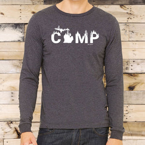 "Rustic Camp" Men's Long Sleeve T-Shirt