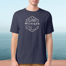 Load image into Gallery viewer, &quot;Michigan Sunset&quot; Men&#39;s Stonewashed T-Shirt