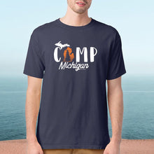 Load image into Gallery viewer, &quot;Camp Michigan&quot; Men&#39;s Stonewashed T-Shirt