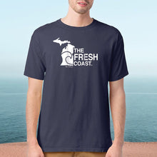 Load image into Gallery viewer, &quot;Michigan Fresh Coast&quot; Men&#39;s Stonewashed T-Shirt