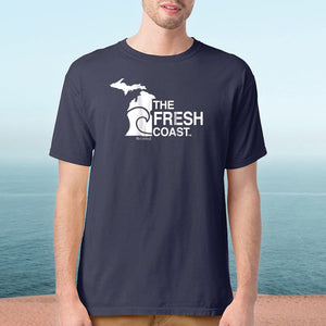 "Michigan Fresh Coast" Men's Stonewashed T-Shirt