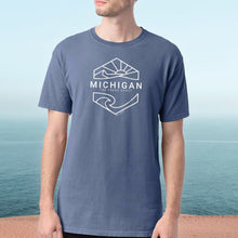 Load image into Gallery viewer, &quot;Michigan Sunset&quot; Men&#39;s Stonewashed T-Shirt