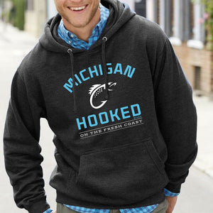 "Get Hooked On Michigan" Men's Hoodie