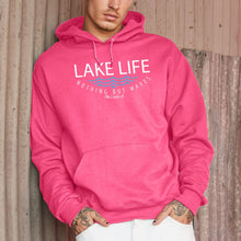 Load image into Gallery viewer, &quot;Lake Life WAVES&quot; Men&#39;s Bright Classic Hoodie