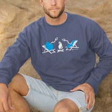 Load image into Gallery viewer, &quot;Michigan Campfire&quot; Men&#39;s Stonewashed Crew Sweatshirt