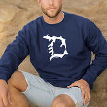 Load image into Gallery viewer, &quot;Michigan D&quot; Men&#39;s Stonewashed Crew Sweatshirt