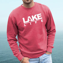 Load image into Gallery viewer, &quot;Michigan Lake Life&quot; Men&#39;s Stonewashed Crew Sweatshirt