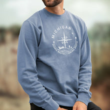 Load image into Gallery viewer, &quot;Scenic Route&quot; Men&#39;s Stonewashed Crew Sweatshirt