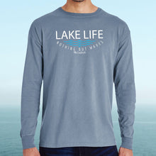 Load image into Gallery viewer, &quot;Lake Life WAVES&quot; Men&#39;s Stonewashed Long Sleeve T-Shirt