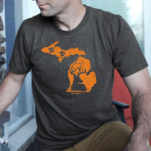 Load image into Gallery viewer, &quot;Michigan Deer State&quot; Men&#39;s Crew T-Shirt