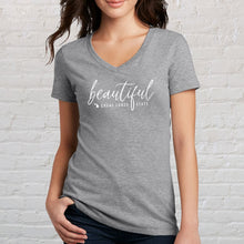 Load image into Gallery viewer, &quot;Beautiful Michigan&quot; Women&#39;s V-Neck