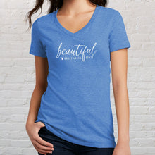 Load image into Gallery viewer, &quot;Beautiful Michigan&quot; Women&#39;s V-Neck