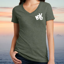 Load image into Gallery viewer, &quot;Love The Mitten&quot; Women&#39;s V-Neck
