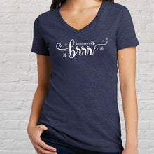 Load image into Gallery viewer, &quot;Brrr... It&#39;s Cold In Michigan&quot; Women&#39;s V-Neck