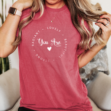Load image into Gallery viewer, &quot;You Are Loved&quot; Relaxed Fit Stonewashed T-Shirt