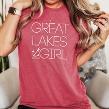 Load image into Gallery viewer, &quot;Great Lakes Girl&quot; Relaxed Fit Stonewashed T-Shirt