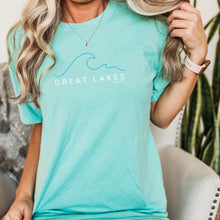 Load image into Gallery viewer, &quot;Great Lakes Tide&quot; Relaxed Fit Stonewashed T-Shirt