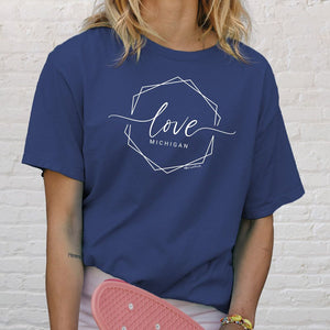 "Michigan Lovely" Relaxed Fit Stonewashed T-Shirt