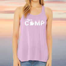Load image into Gallery viewer, &quot;Rustic Camp&quot; Women&#39;s Flowy Tank Top