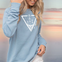 Load image into Gallery viewer, &quot;Michigan Untouched&quot; Women&#39;s Ultra Soft Wave Wash Crew Sweatshirt