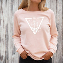 Load image into Gallery viewer, &quot;Michigan Untouched&quot; Women&#39;s Ultra Soft Wave Wash Crew Sweatshirt