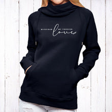 Load image into Gallery viewer, &quot;Forever Love&quot; Women&#39;s Fleece Funnel Neck Pullover Hoodie