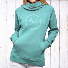 Load image into Gallery viewer, &quot;Michigan Lovely&quot; Women&#39;s Fleece Funnel Neck Pullover Hoodie