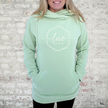 Load image into Gallery viewer, &quot;Michigan Lovely&quot; Women&#39;s Fleece Funnel Neck Pullover Hoodie