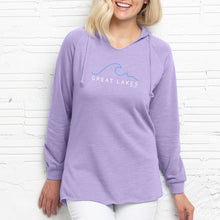 Load image into Gallery viewer, &quot;Great Lakes Tide&quot; Women&#39;s Luxury Blend Hoodie