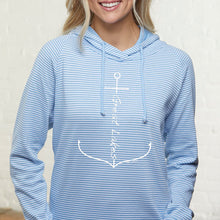 Load image into Gallery viewer, &quot;Great Lakes Anchor&quot; Women&#39;s Striped Long Sleeve Fashion Hoodie