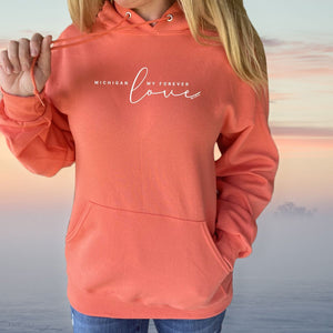 "Forever Love" Relaxed Fit Classic Hoodie