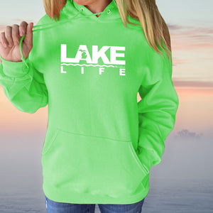 "Michigan Lake Life" Relaxed Fit Bright Classic Hoodie