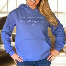 Load image into Gallery viewer, &quot;Majestic Michigan&quot; Relaxed Fit Classic Hoodie