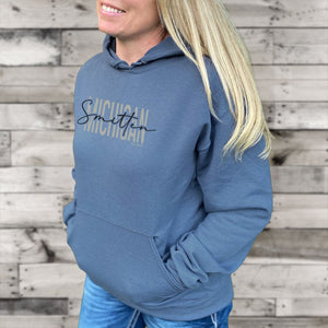 "Michigan Smitten" Relaxed Fit Classic Hoodie