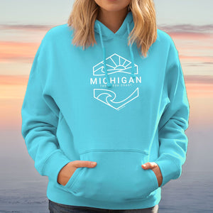 "Michigan Sunset" Relaxed Fit Classic Hoodie