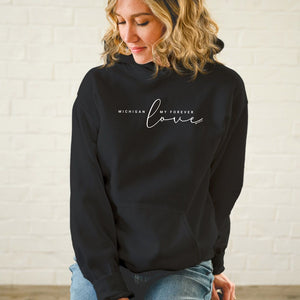 "Forever Love" Soft Style Relaxed Fit Hoodie