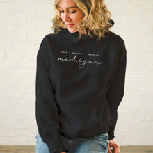 Load image into Gallery viewer, &quot;Majestic Michigan&quot; Soft Style Relaxed Fit Hoodie