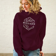 Load image into Gallery viewer, &quot;Michigan Sunset&quot; Soft Style Relaxed Fit Hoodie