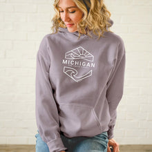 Load image into Gallery viewer, &quot;Michigan Sunset&quot; Soft Style Relaxed Fit Hoodie