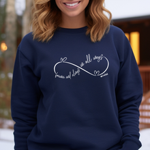 Load image into Gallery viewer, &quot;Infinity&quot; Relaxed Fit Classic Crew Sweatshirt
