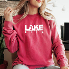 Load image into Gallery viewer, &quot;Michigan Lake Life&quot; Relaxed Fit Stonewashed Crew Sweatshirt