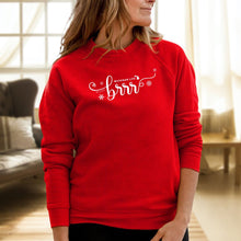 Load image into Gallery viewer, &quot;Brrr... It&#39;s Cold In Michigan&quot; Relaxed Fit Angel Fleece Pullover Crew