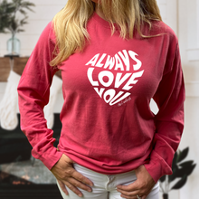 Load image into Gallery viewer, &quot;Always Love&quot; Relaxed Fit Stonewashed Long Sleeve T-Shirt