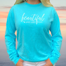 Load image into Gallery viewer, &quot;Beautiful Michigan&quot; Relaxed Fit Stonewashed Long Sleeve T-Shirt