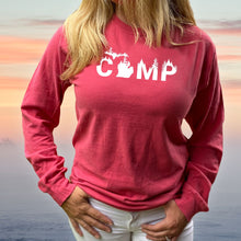 Load image into Gallery viewer, &quot;Rustic Camp&quot; Relaxed Fit Stonewashed Long Sleeve T-Shirt