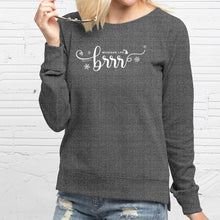 Load image into Gallery viewer, &quot;Brrr... It&#39;s Cold In Michigan&quot; Women&#39;s Pullover Crew